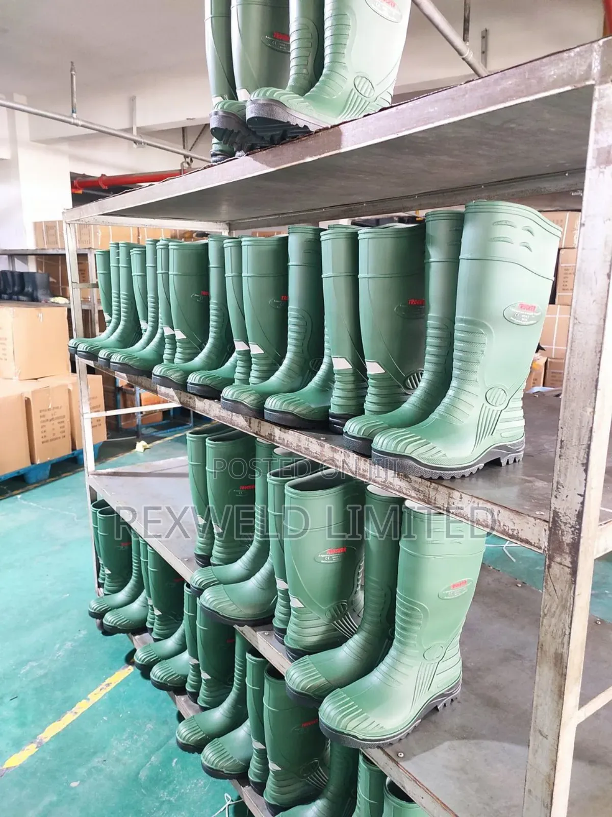 Trucker Safety Rain Boot
