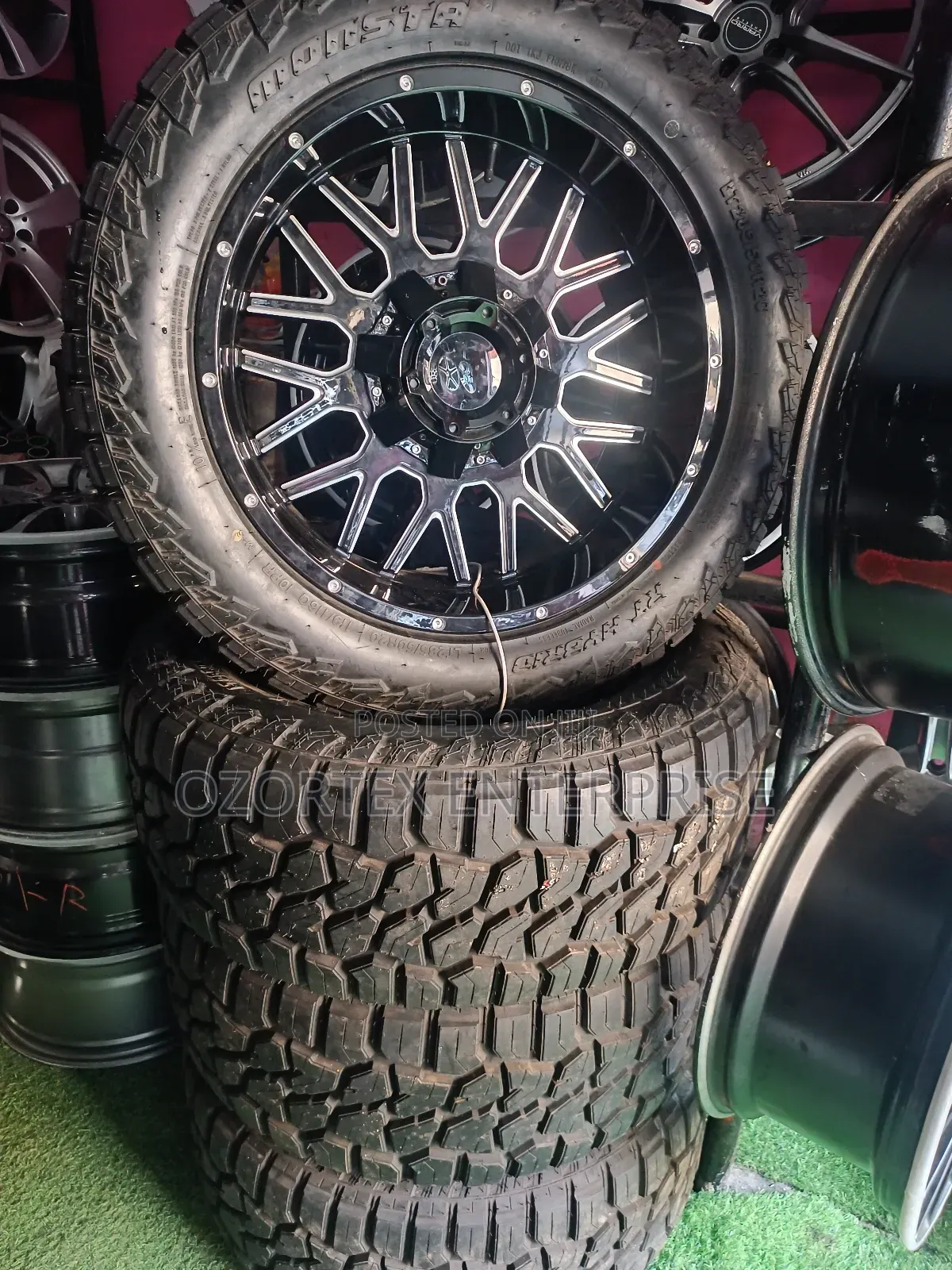 20rim Wit Tyres Off Road Complete Tacuma
