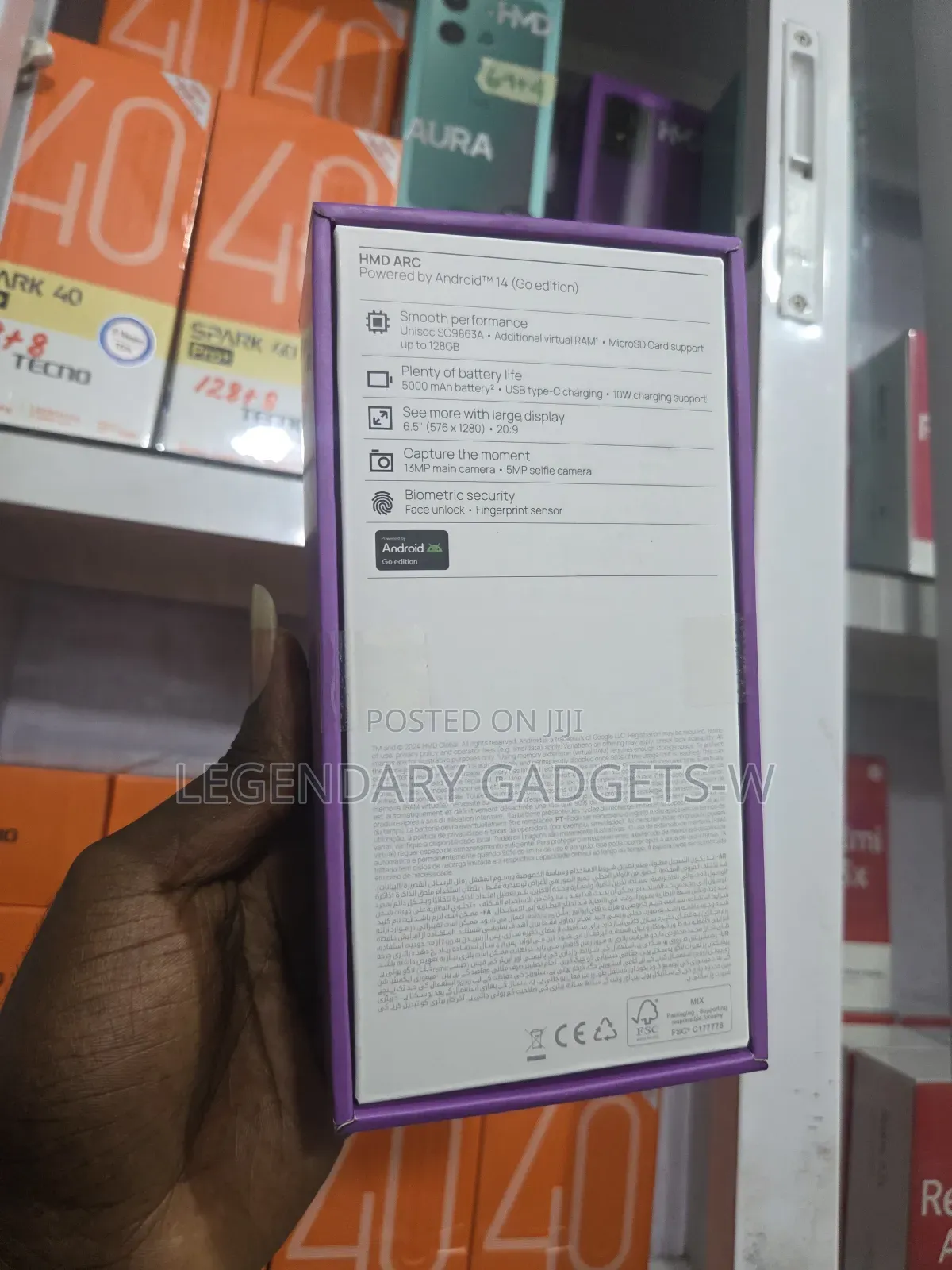 New HMD Aura 64 GB Black