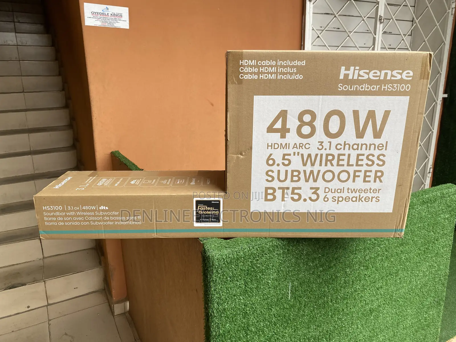 Hisense 480 Watts Sound Bar Music Sound System Home Theater.