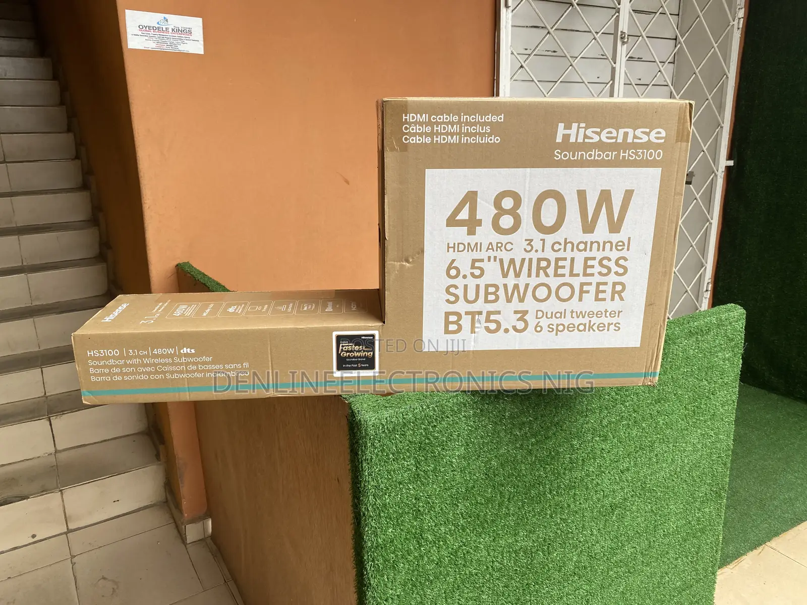 Hisense 480 Watts Sound Bar Music Sound System Home Theater.