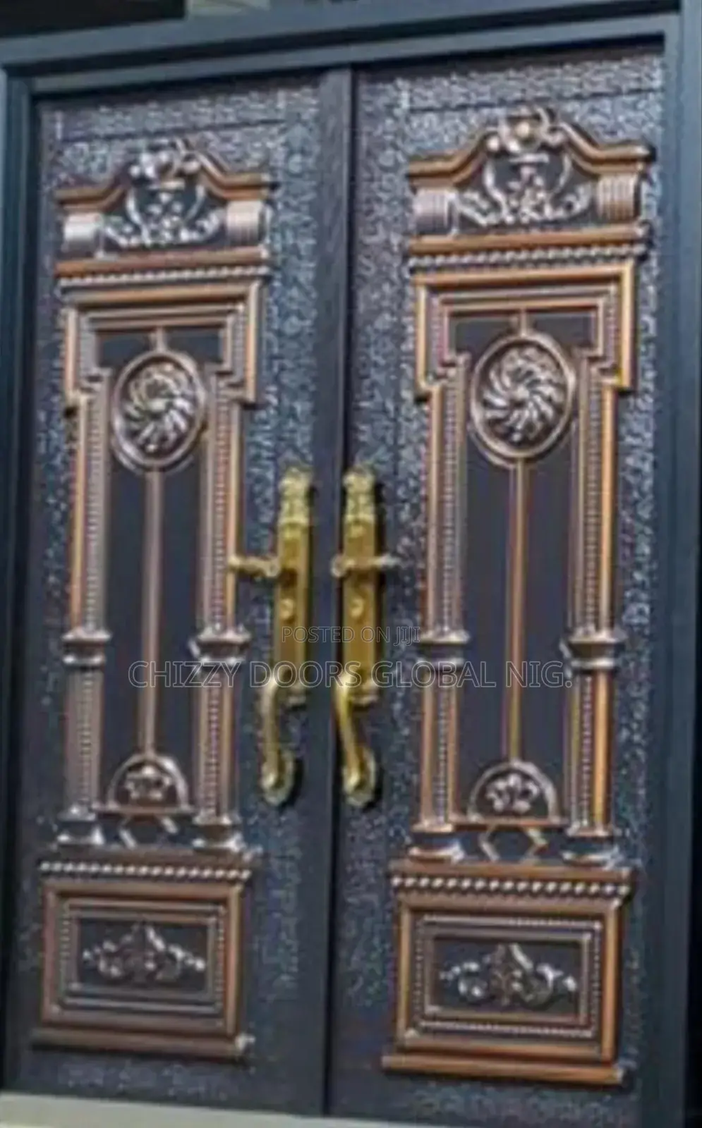 Italian Copper Cast Door Full Gauge 100mm Security Standard 5ft by 7ft