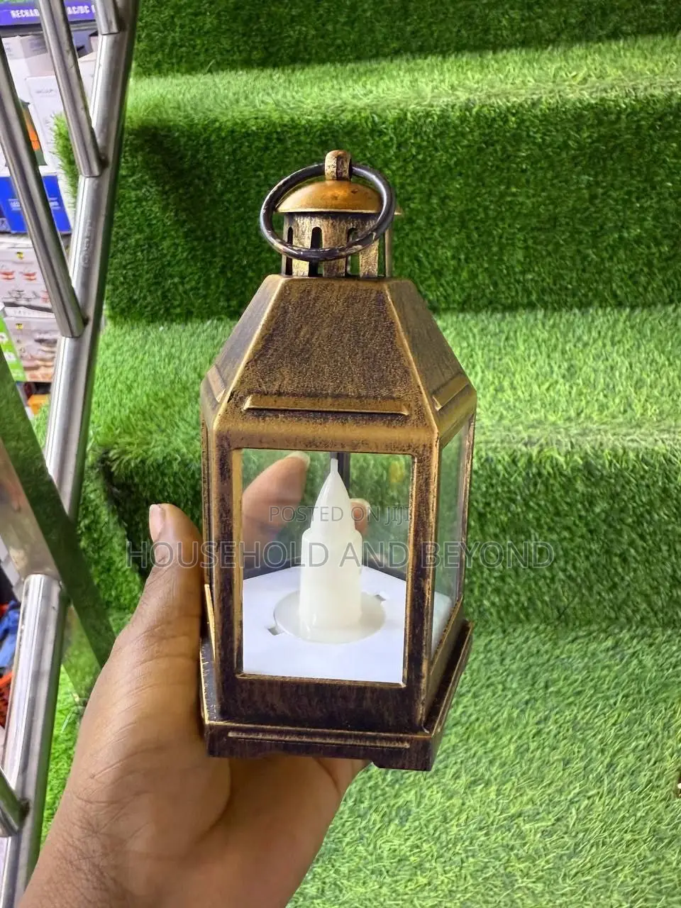 Retro Flameless Lantern Decorative Lantern