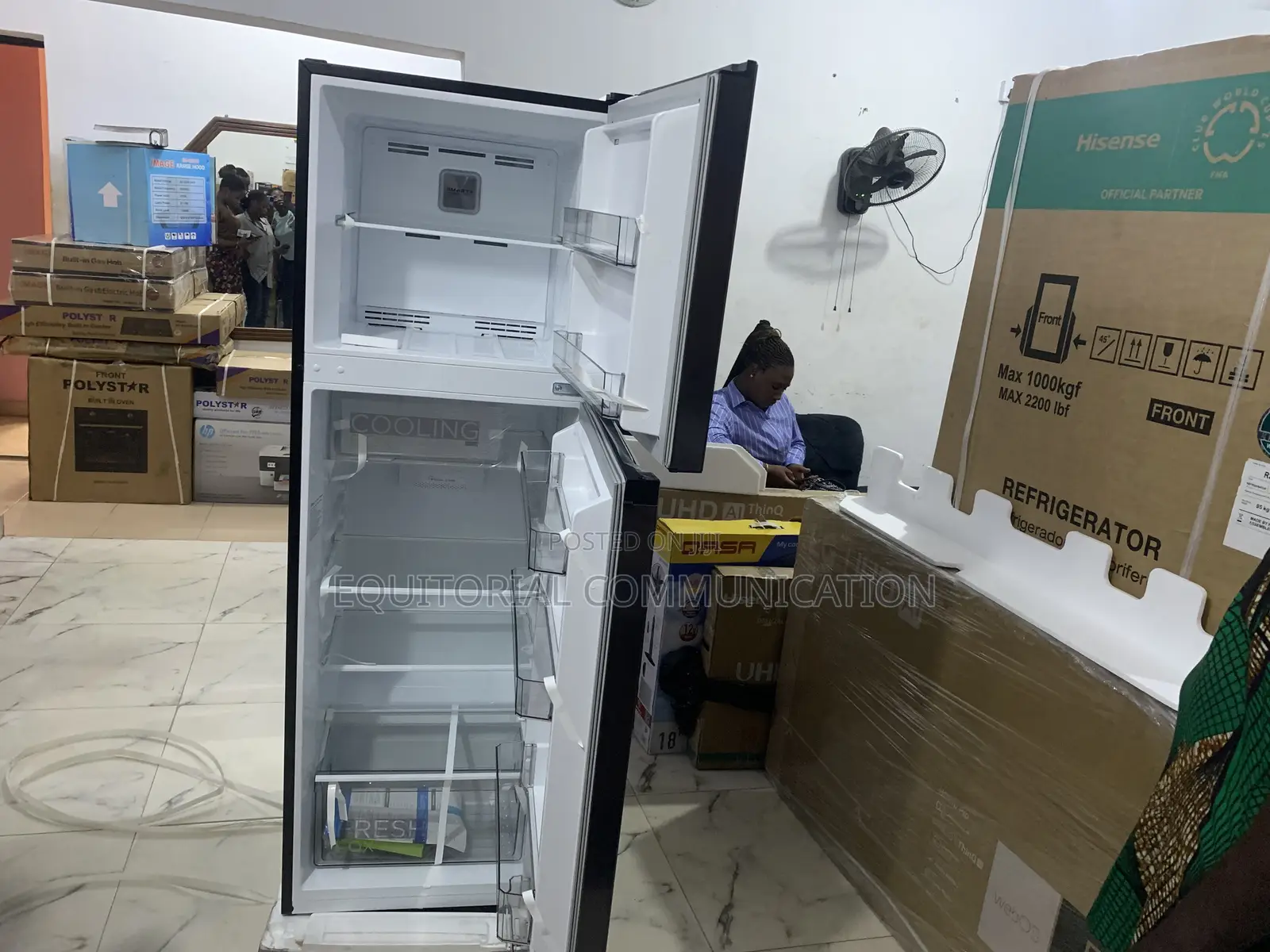 Midea Frost-Free Refrigerator With Smart Sensors