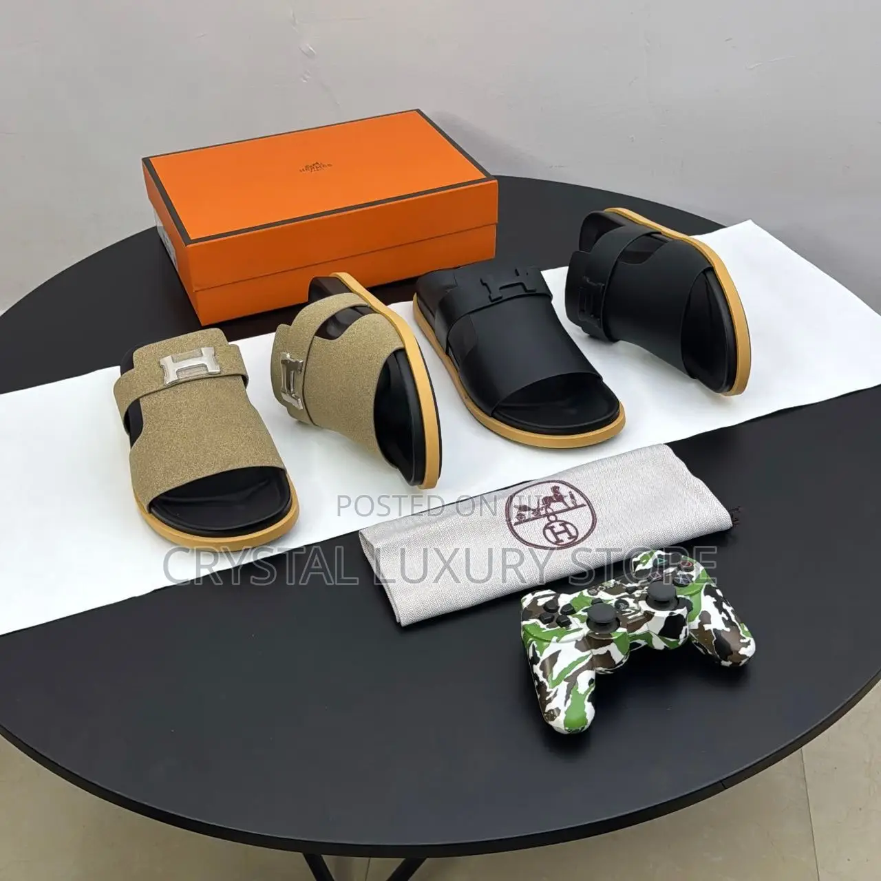Hermes Quality Luxury Men Slip-On