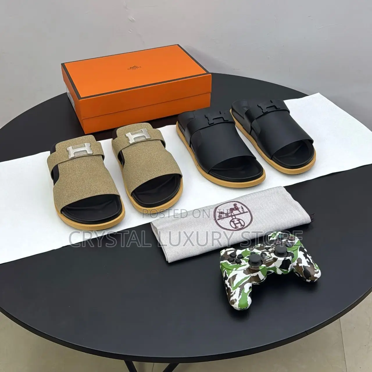 Hermes Quality Luxury Men Slip-On