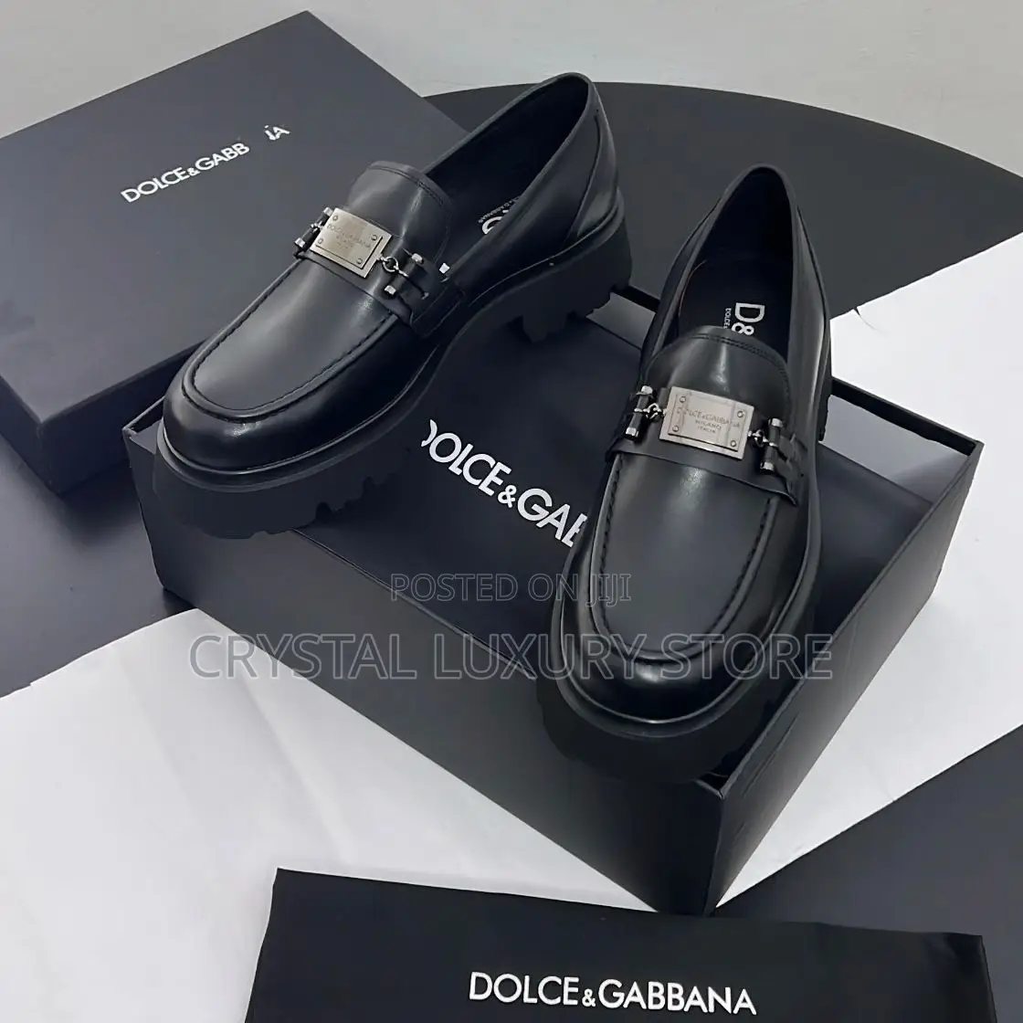 Dolce Gabbana Quality Luxury Men Genuine Leather Shoe