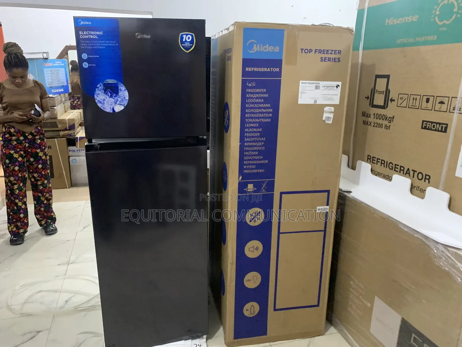 Midea Top Mount Fridge With Modern Cooling System