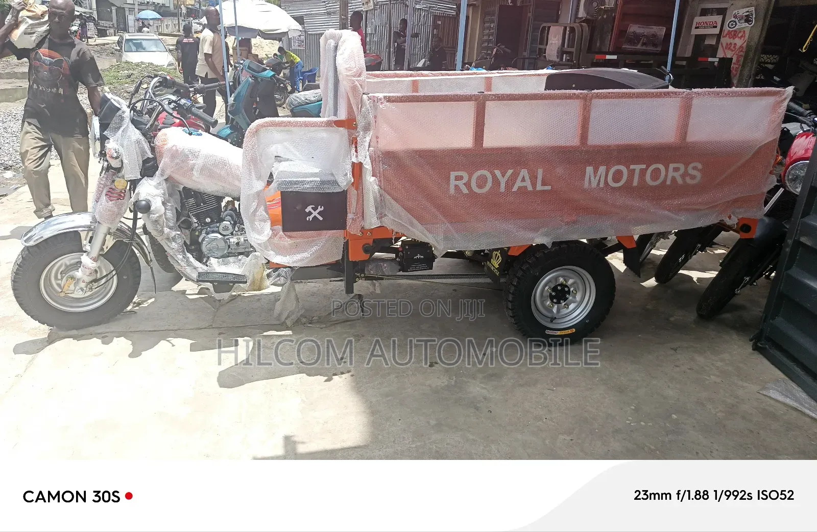 New Royal Motorcycle 2025 Orange
