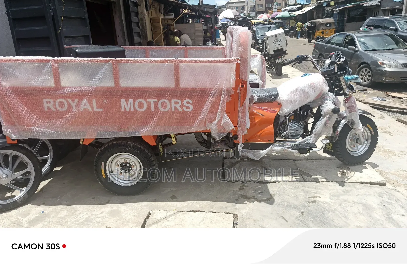 New Royal Motorcycle 2025 Orange
