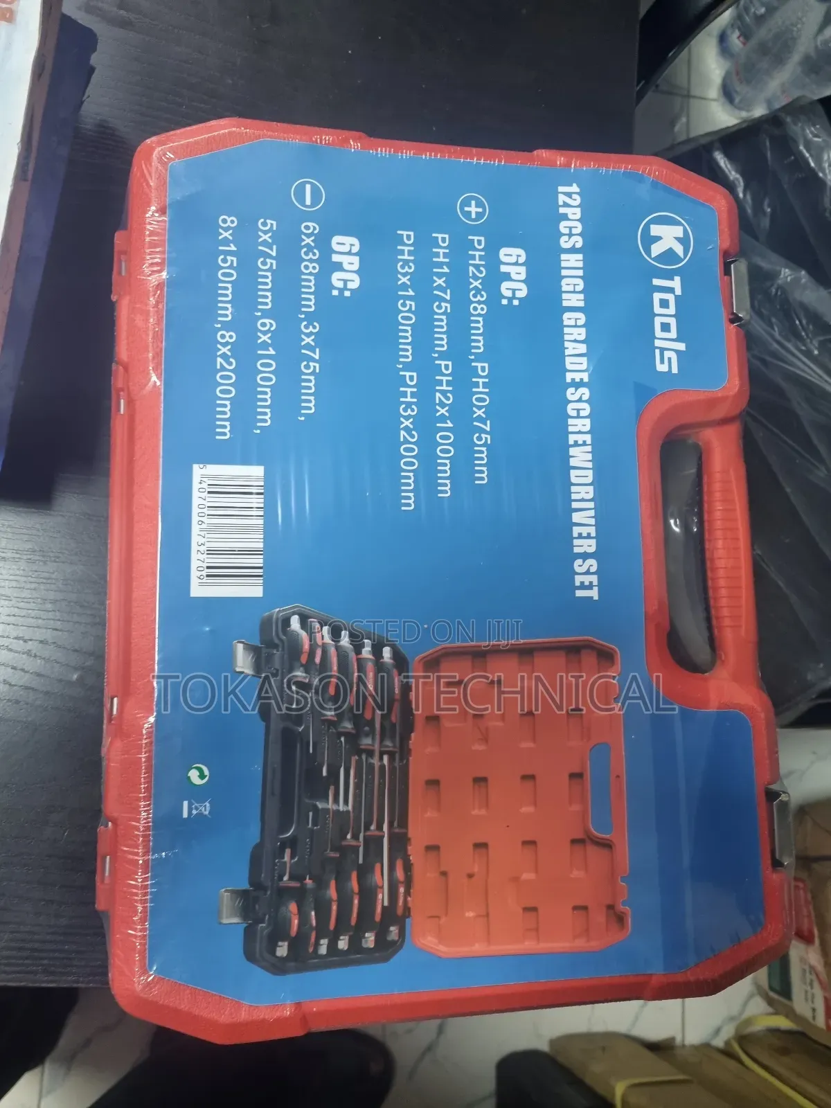 K Tools 12-Piece High-Grade Screwdriver Set.
