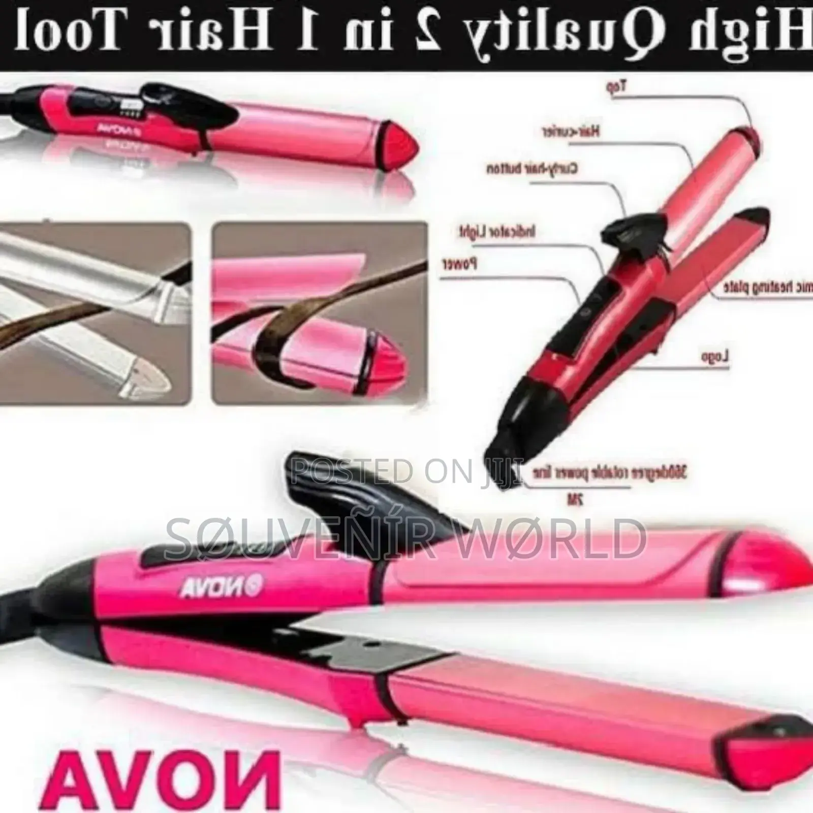 Quality Nova 2 in 1 Hair Straightener