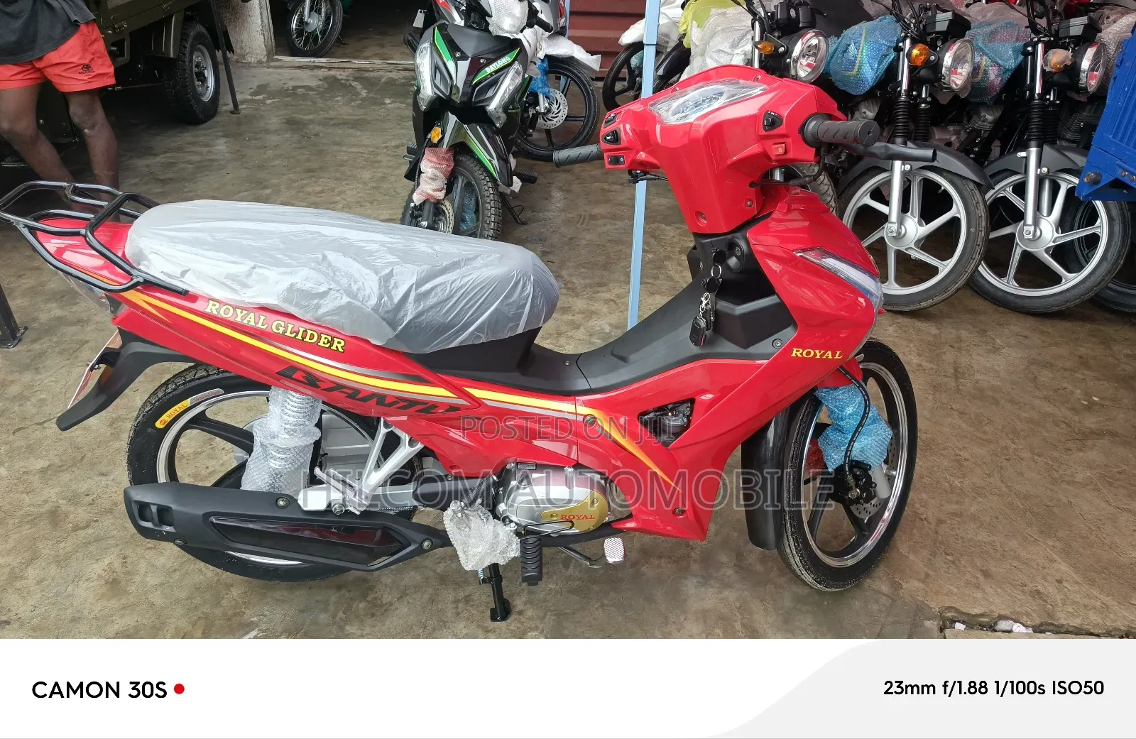 New Royal Motorcycle 2025 Red