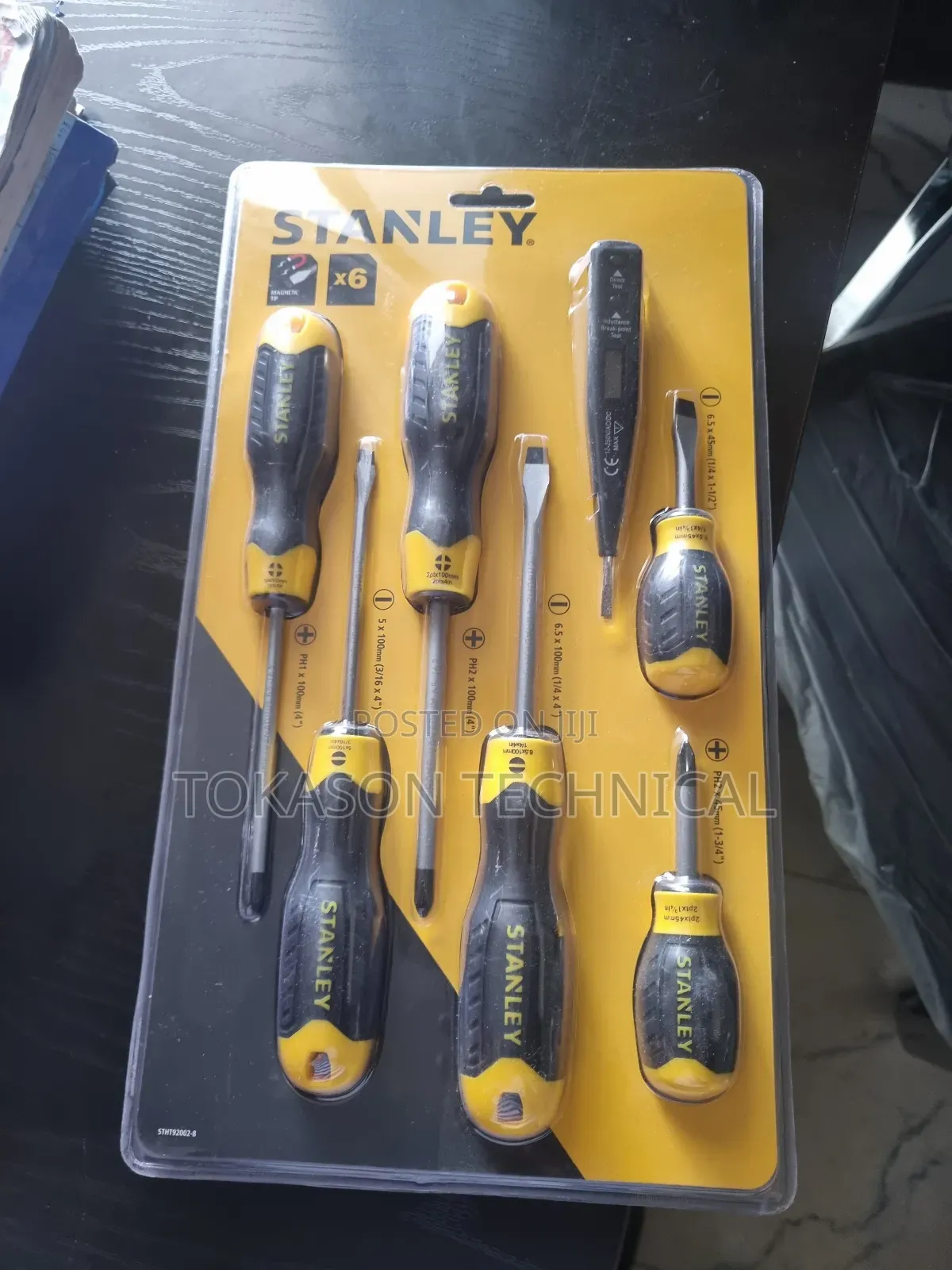 Stanley 6-piece Combination Screwdriver Set With A Bonus Tester.