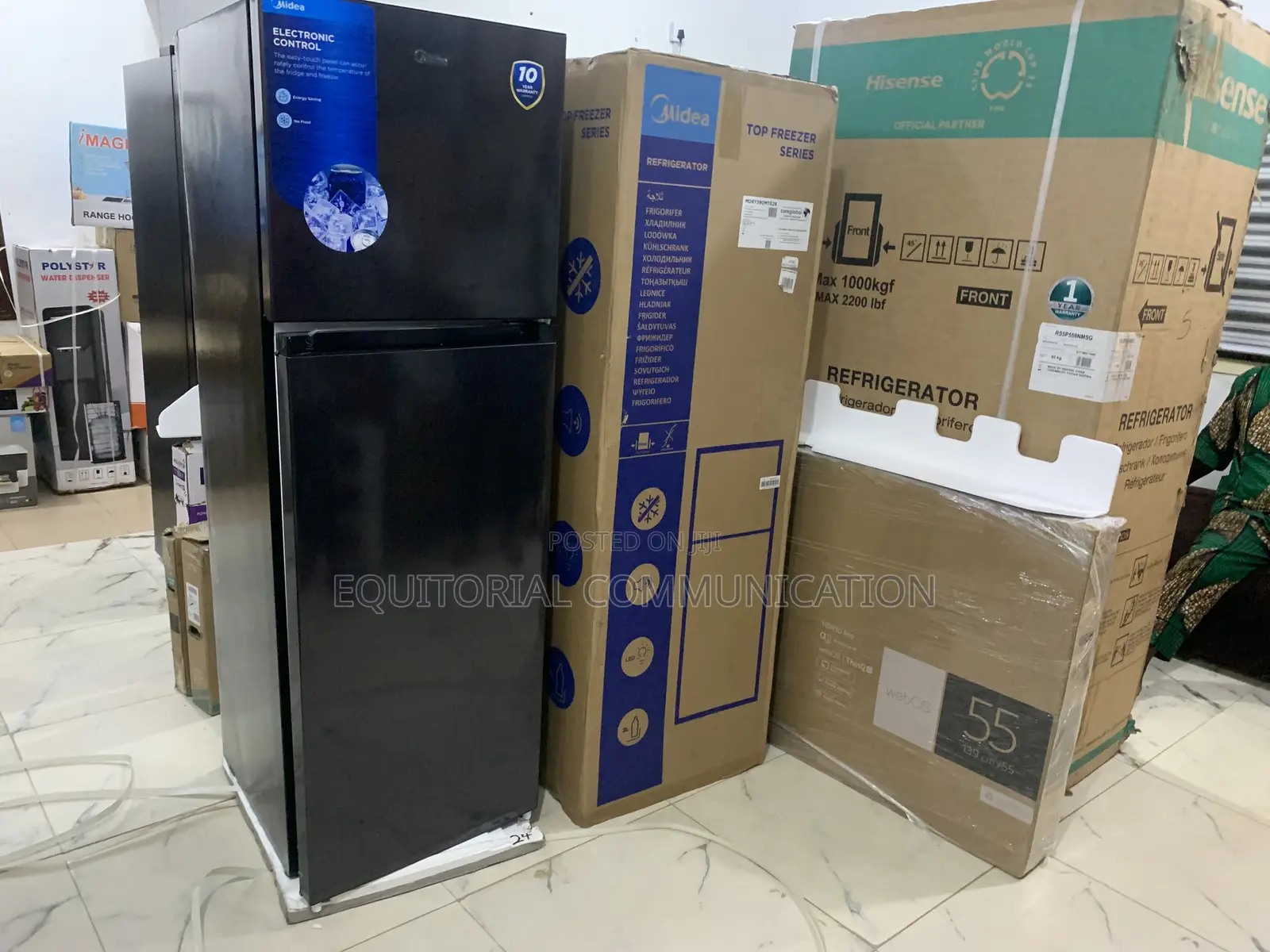 Midea Refrigerator – Smart Storage, Sleek Look