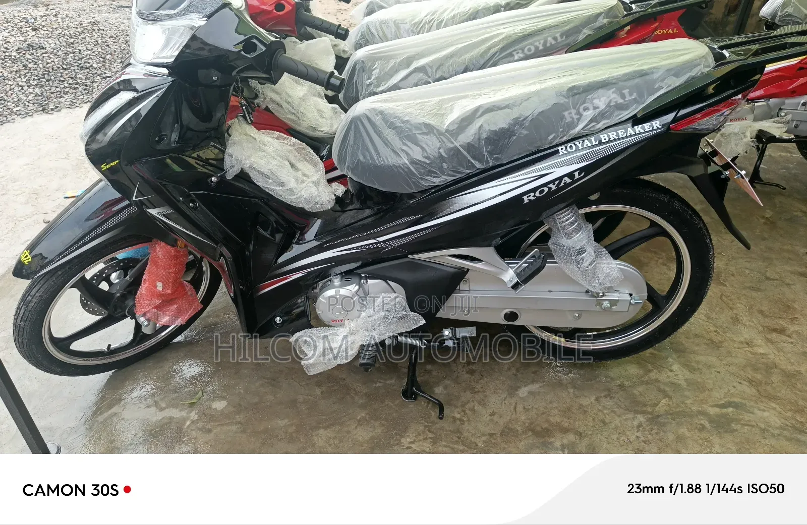 New Royal Motorcycle 2025 Black