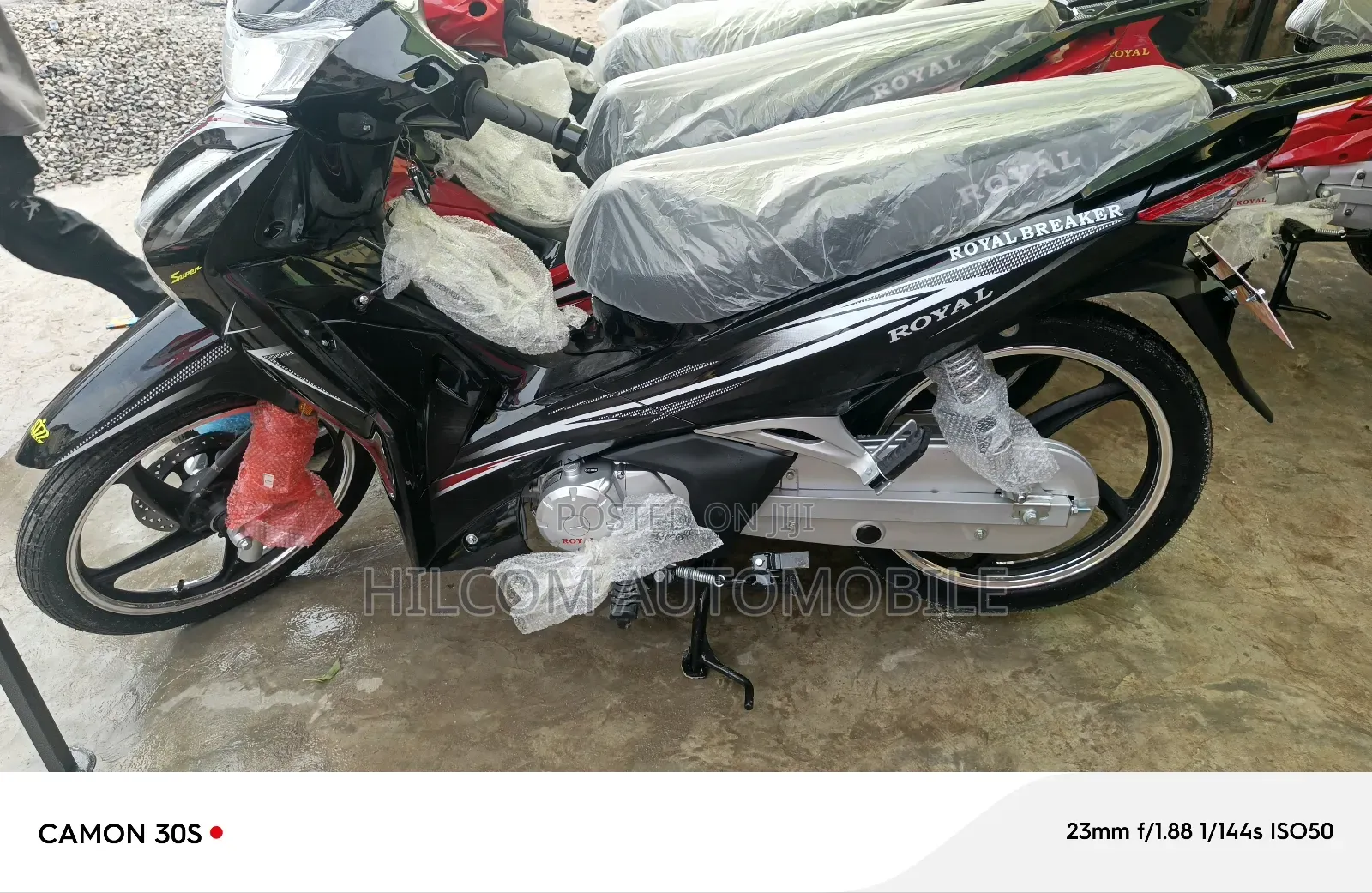 New Royal Motorcycle 2025 Black