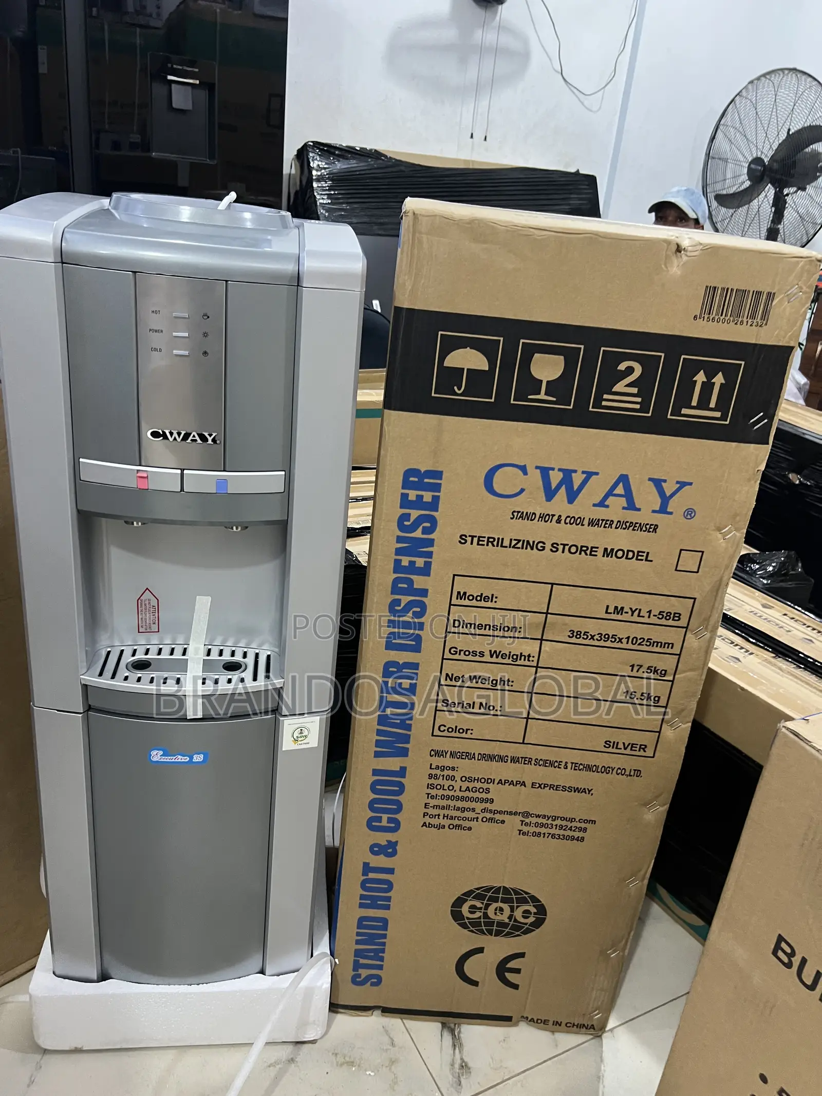 Brand New Cway Lm-Yl1-58b Floor Standing Dispenser