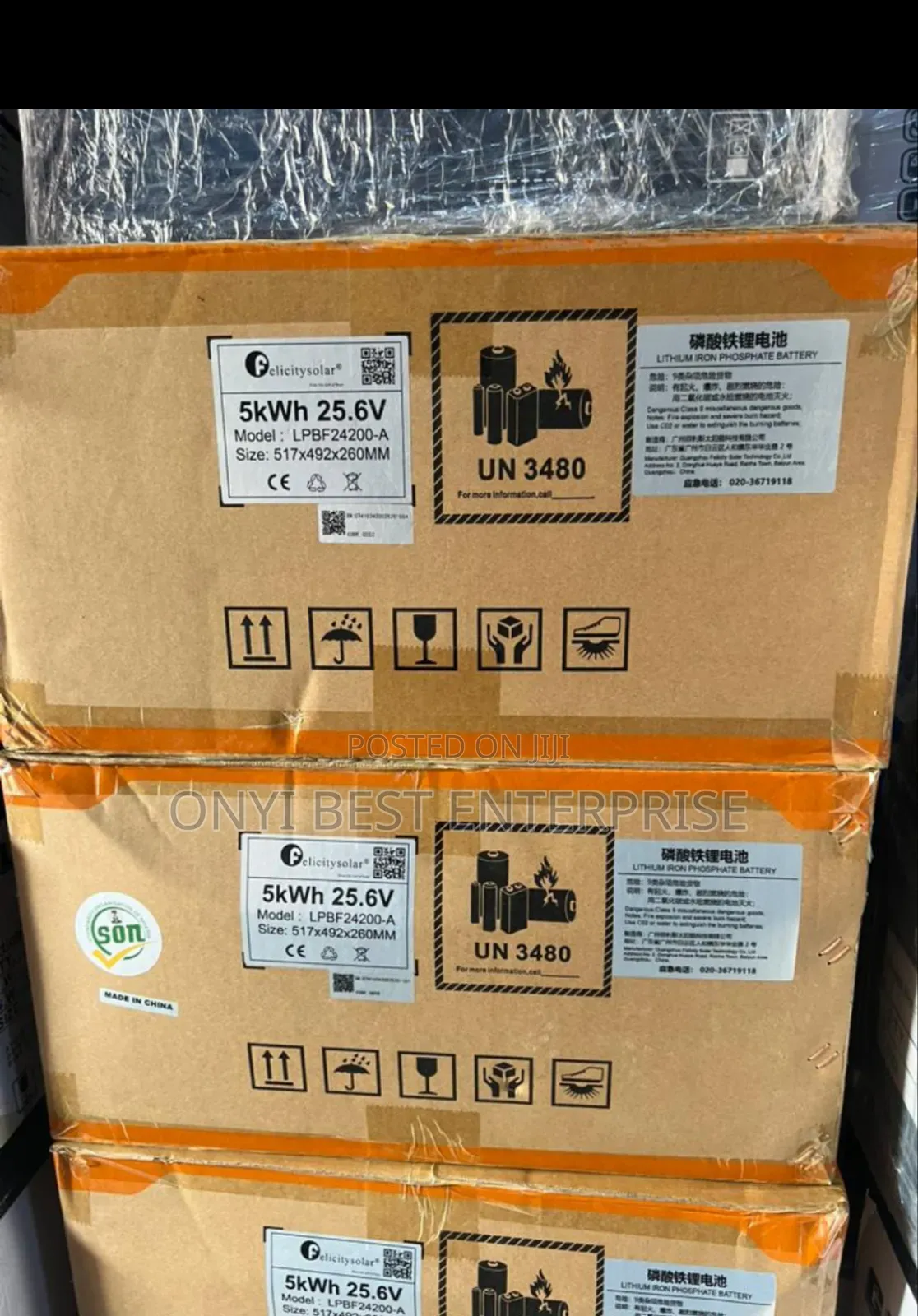 Felicity Lithium Ion Battery 5kwh-24v