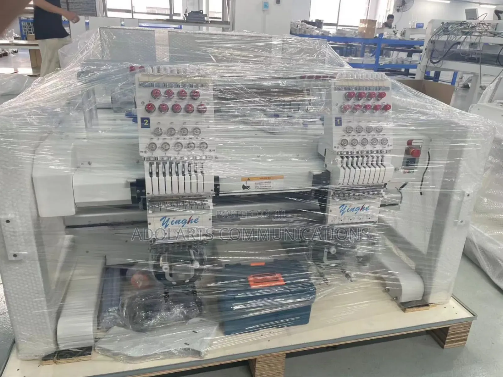 Double Head Embroidery Monogram Machine 400x500mm Frame Size