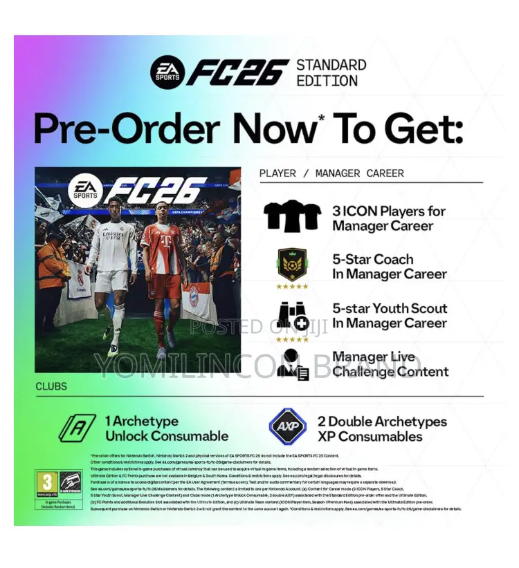 Ea Sports Fc 26 Standard Edition Xbox Series X / Xbox One