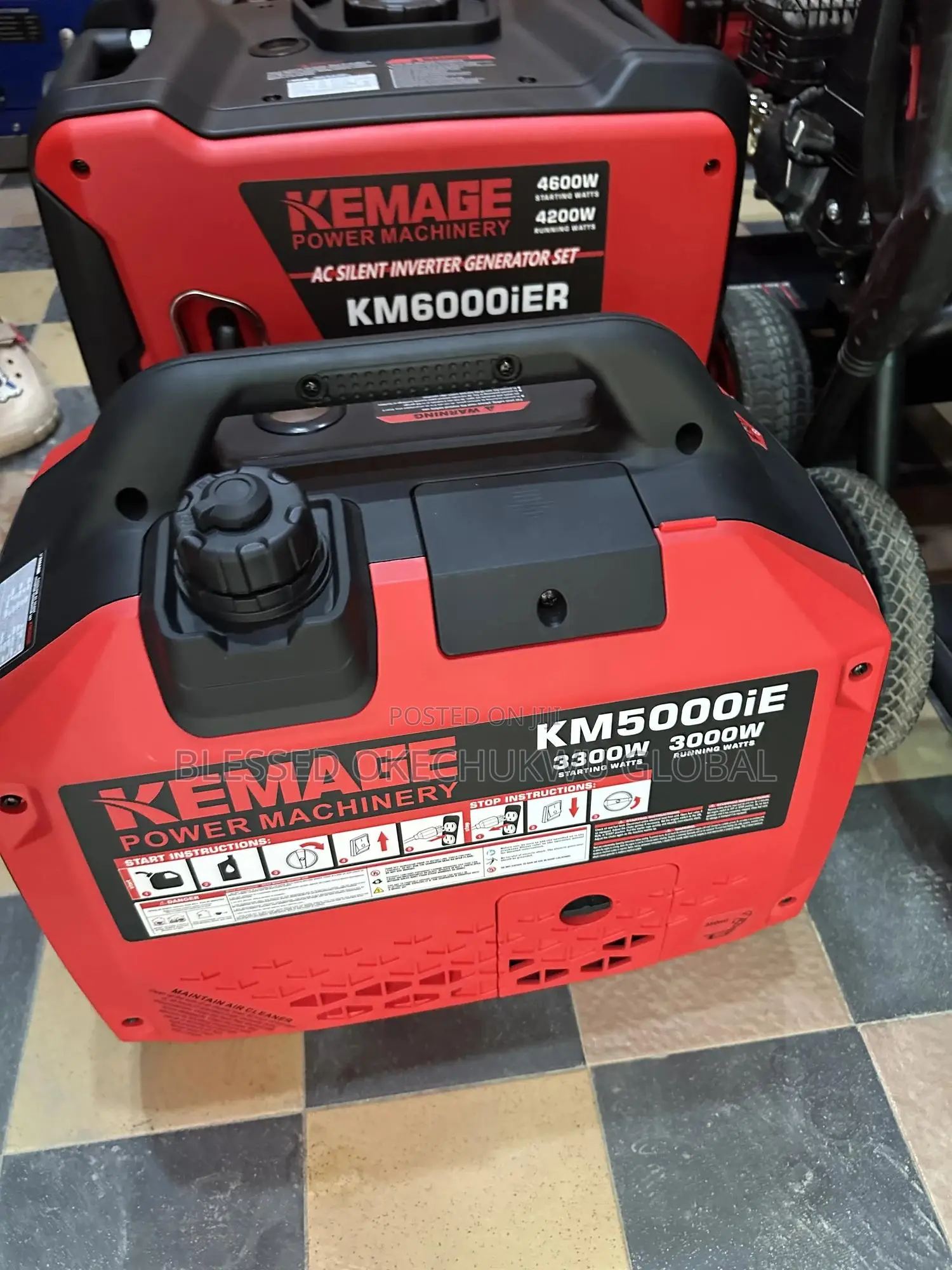 3kva Kemage Inverter Remoter Control Soundproof Generator