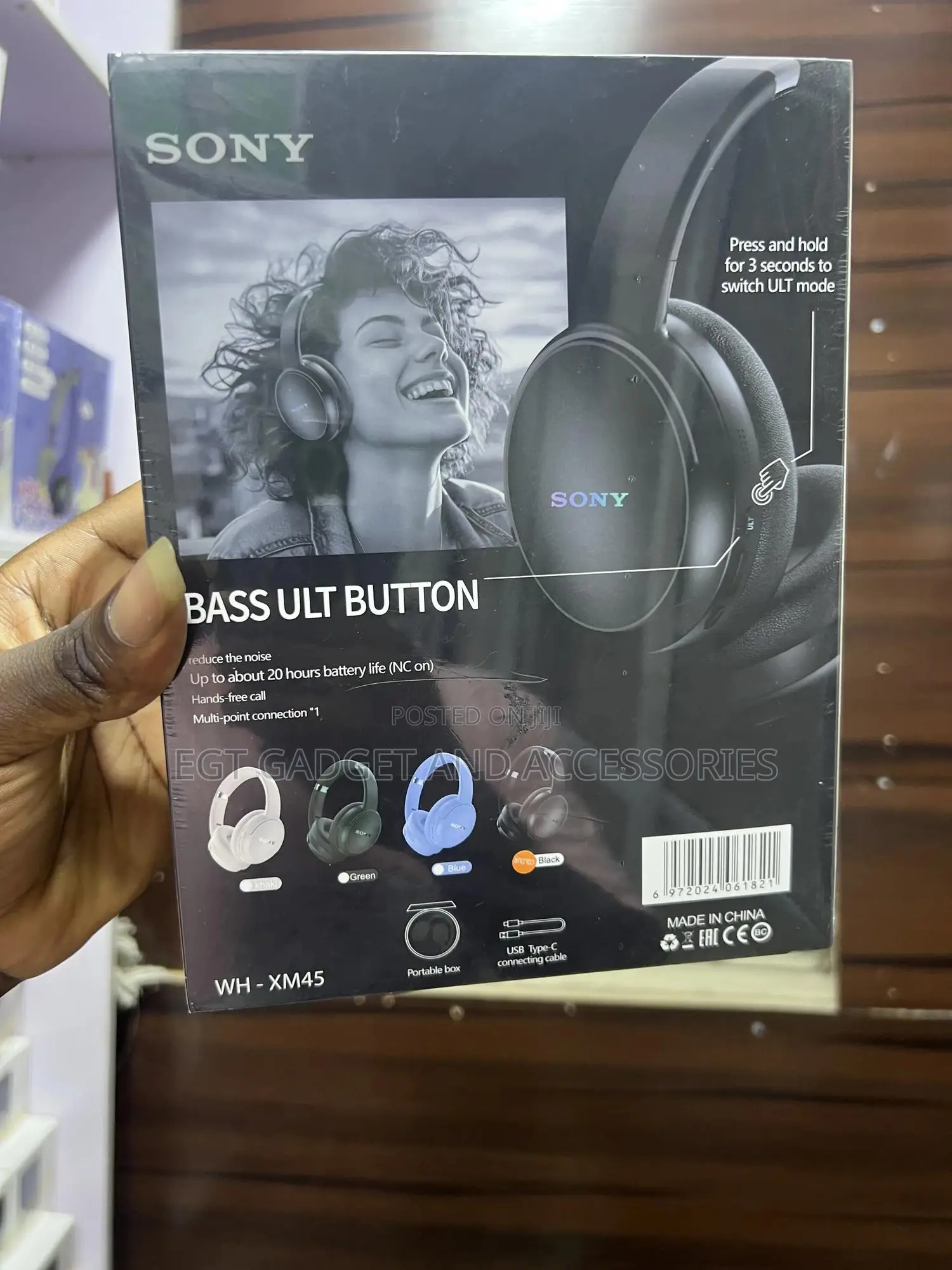 The Sony Ult Wear Wireless Noise Cancelling Headphones.