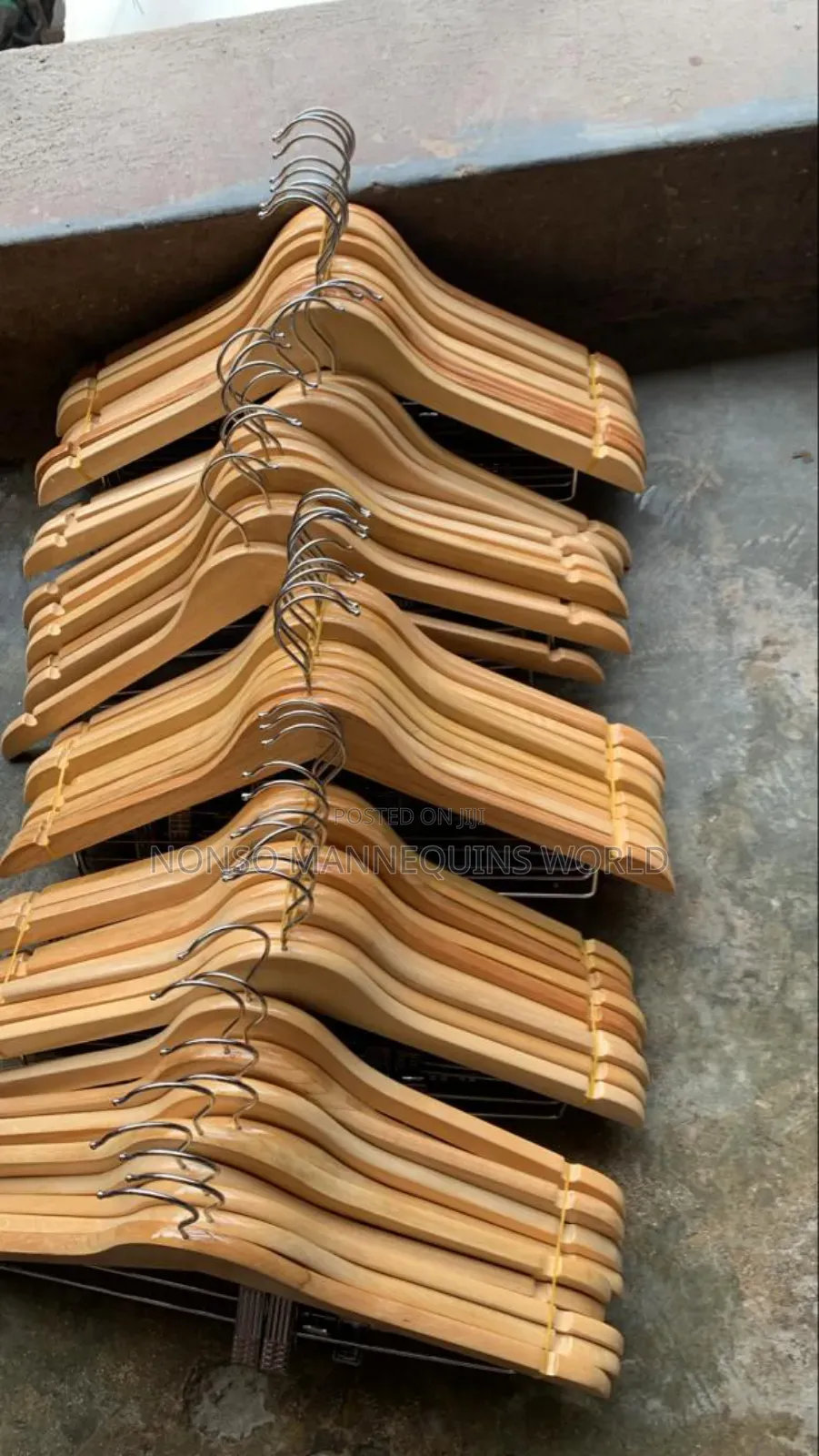 Packs Of Wooden Clip Hangers
