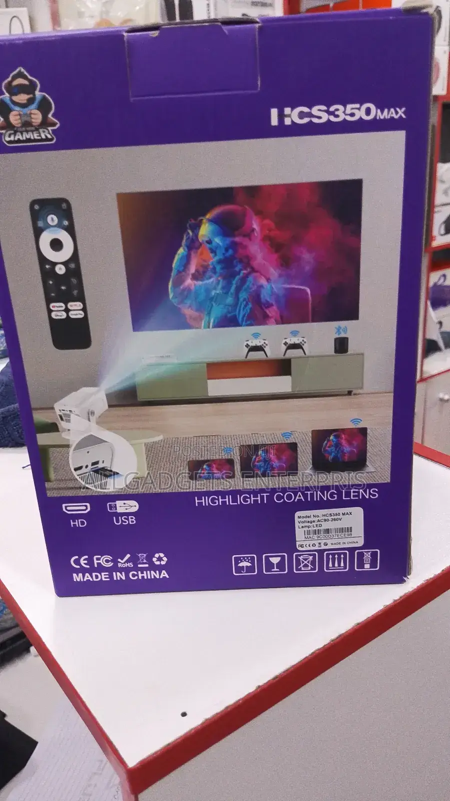 Smart Projector Hcs350 Max.