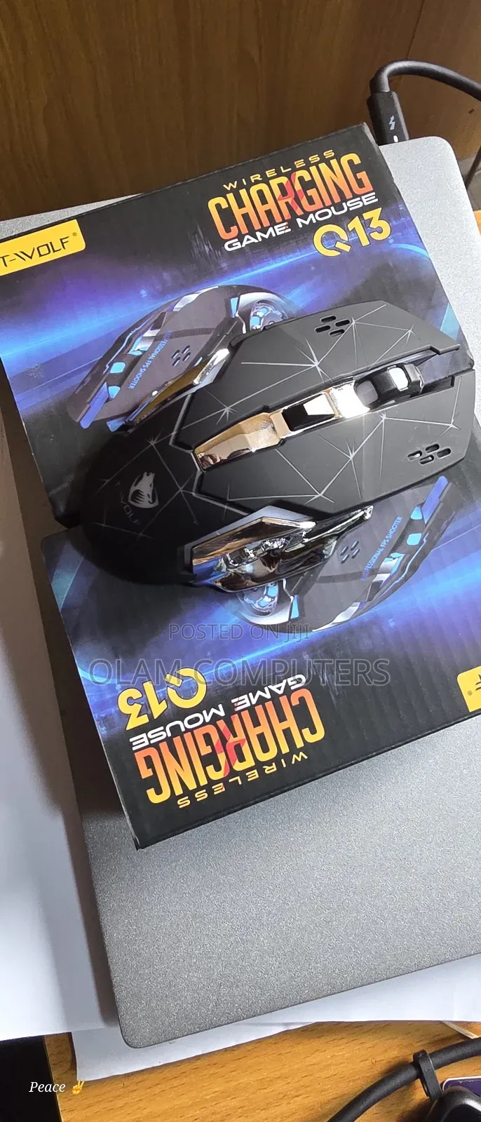 T-Wolf Q13 Wireless Charging Game Mouse