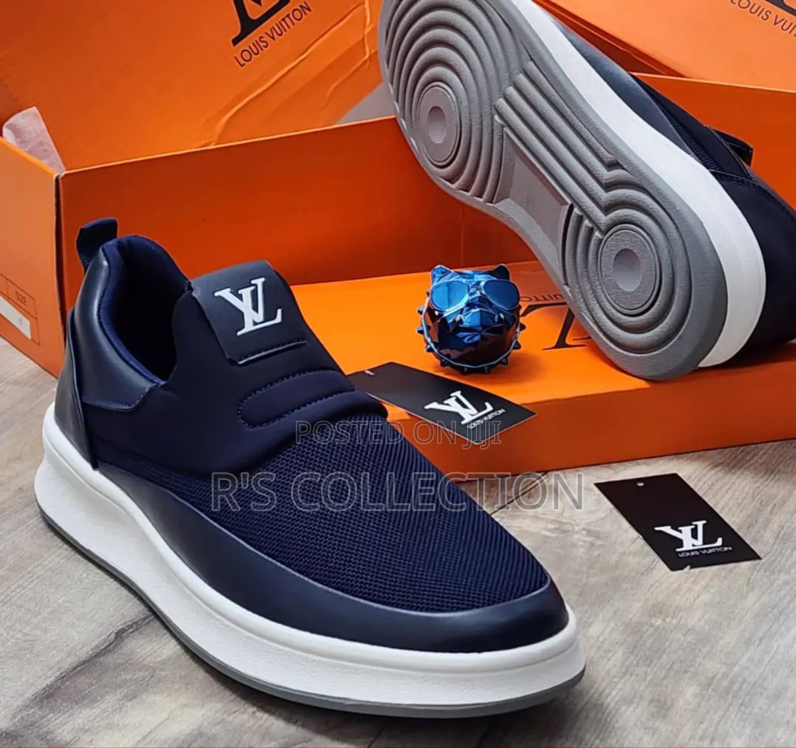 Luxury Original Designer Louis Vuitton Men's Loafers Corporate Shoes