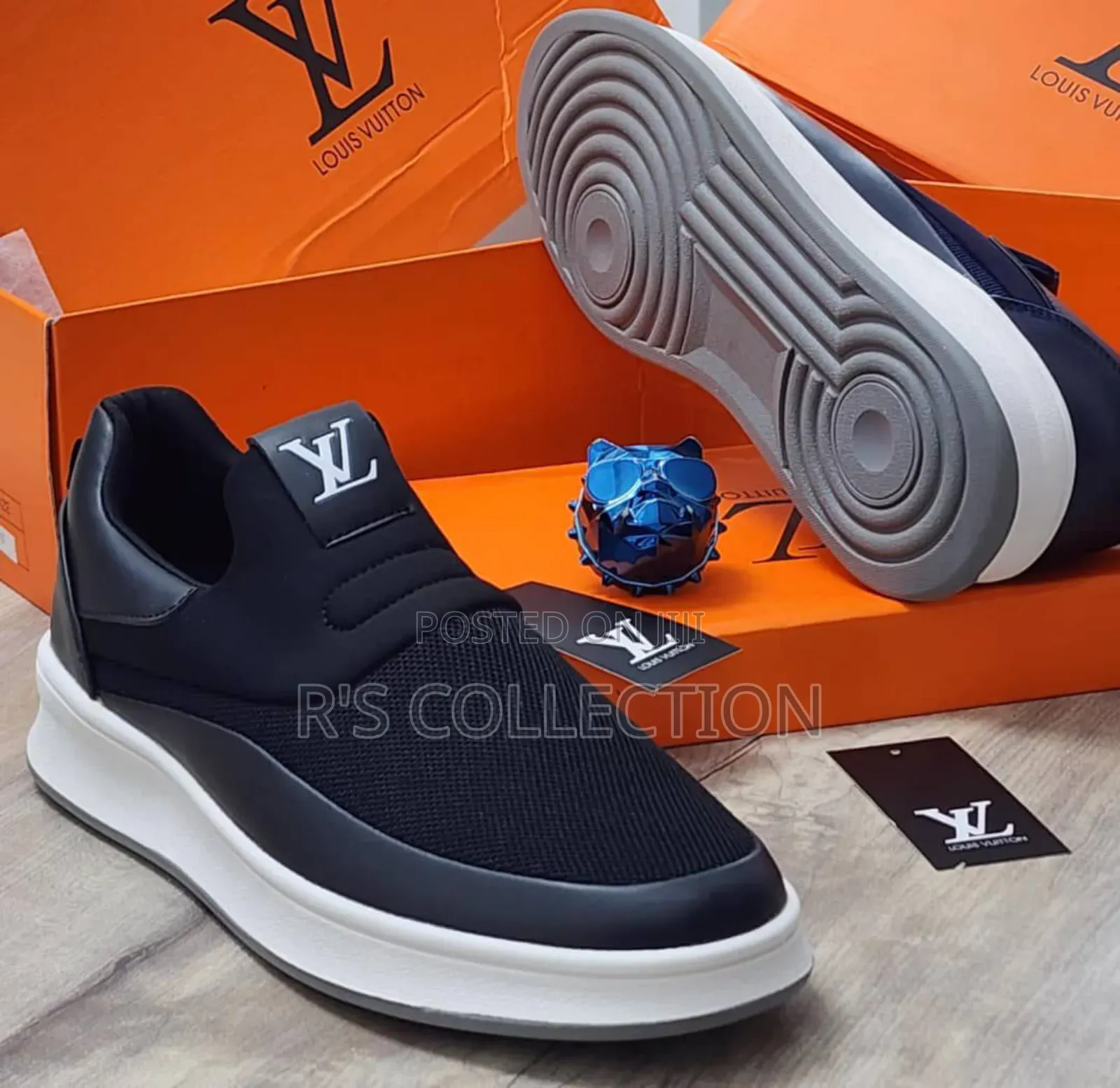 Luxury Original Designer Louis Vuitton Men's Loafers Corporate Shoes