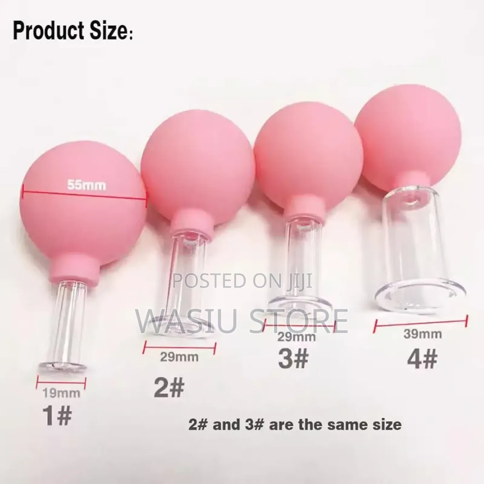 4pcs Facial Cupping Set Anti Aging Vacuum Suction Cupping Cups