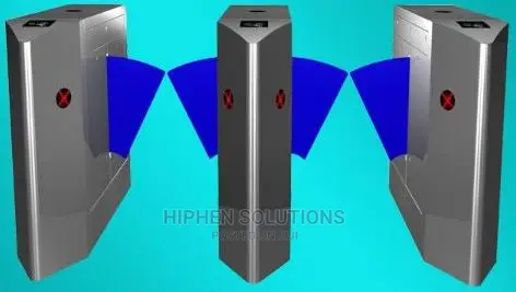 Metal Flap Barrier Access Control Turnstile Gate
