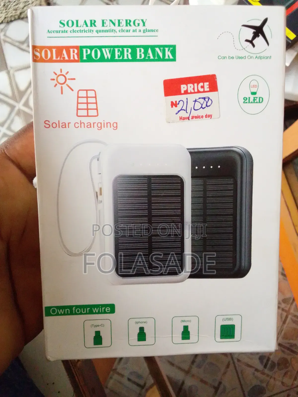 20,000 Solar Power Bank