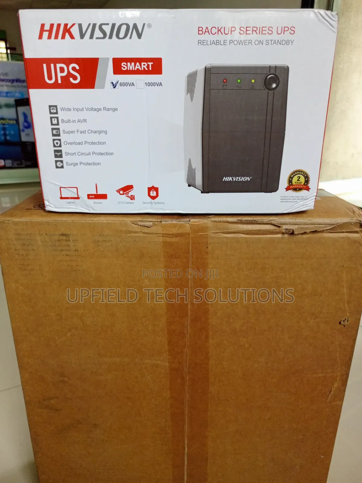 Hikvision 600va/360w Ups