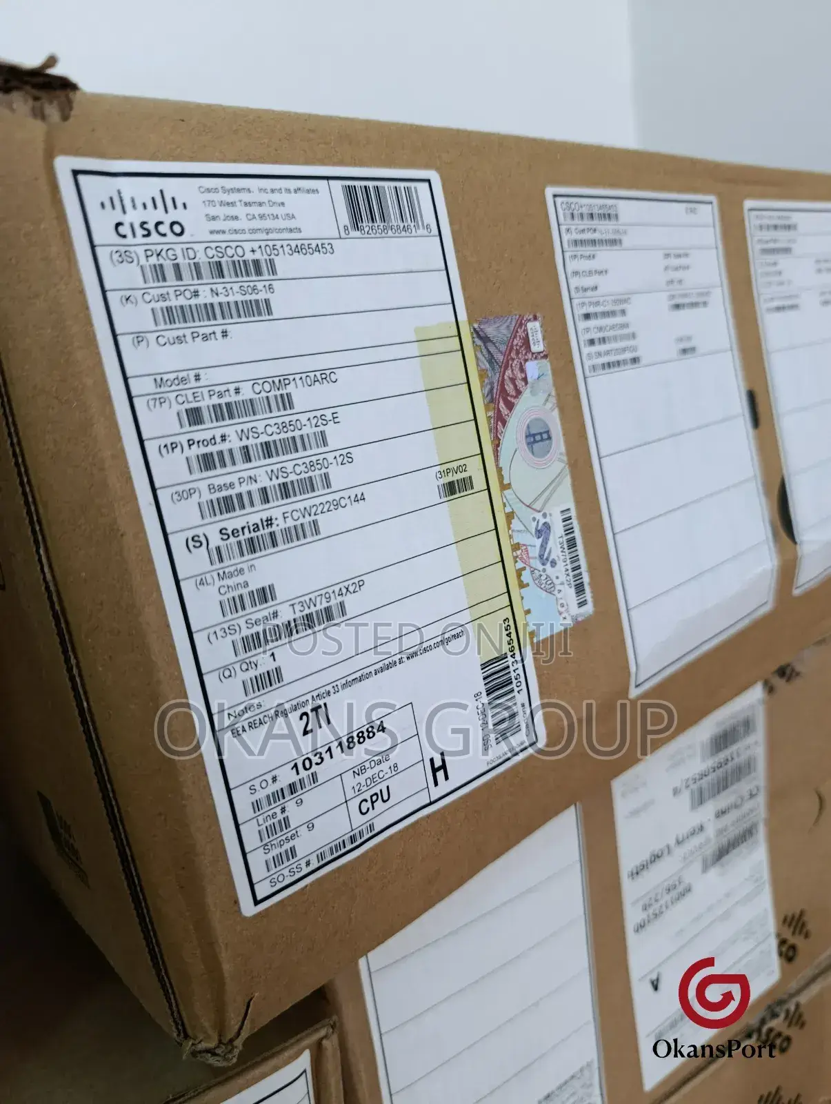 Cisco Ws-C3850 9300 9400 9500 9600 Core Switches Ucs Servers - Poe