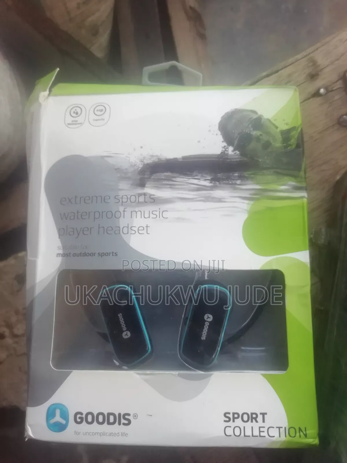 Gooddiswaterproof Mp3 Player Underwater Headphones for Swimming Wrap