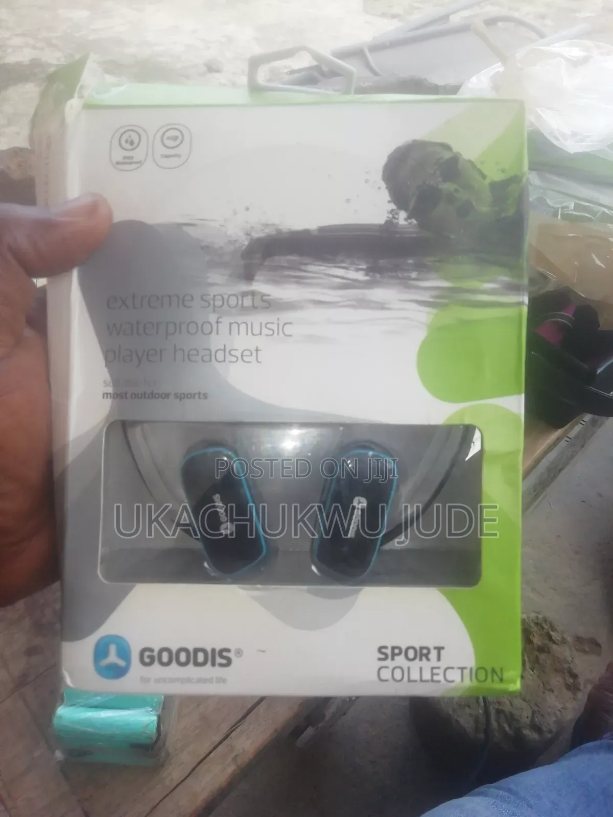 Gooddiswaterproof Mp3 Player Underwater Headphones for Swimming Wrap