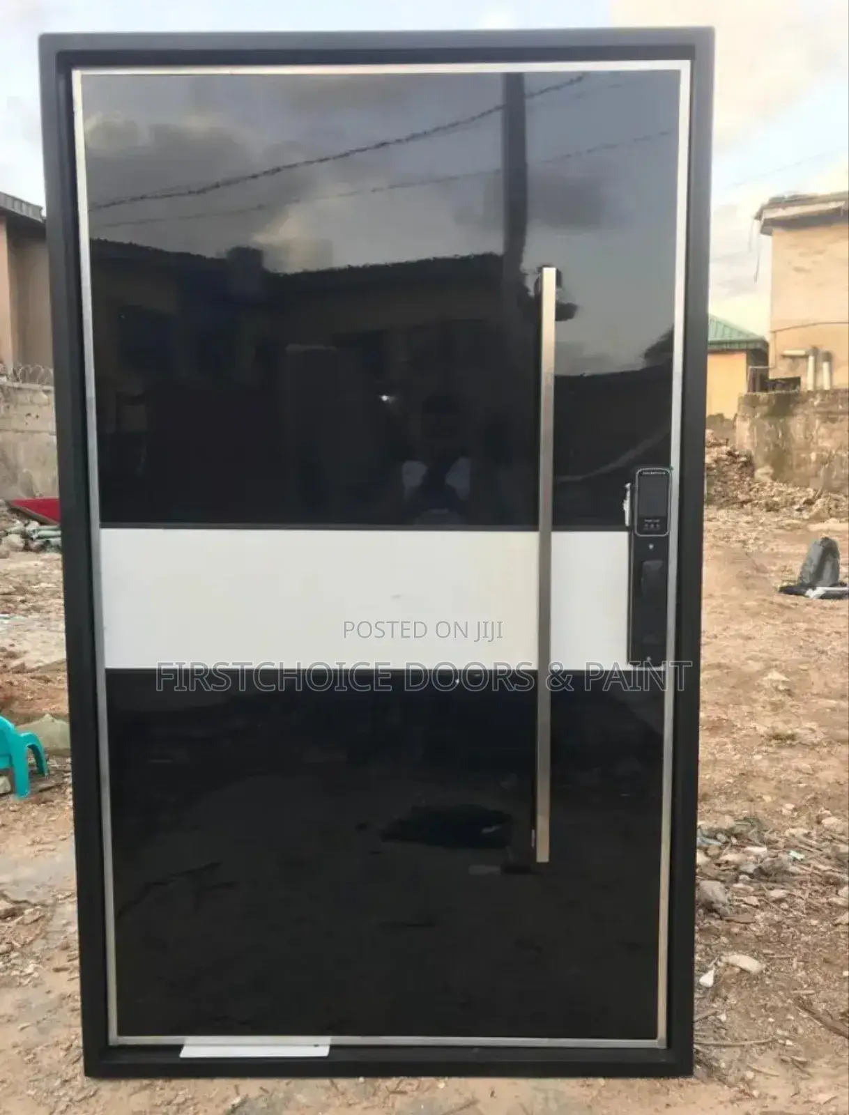 4ft by 7 Pivot Door With Smart Lock