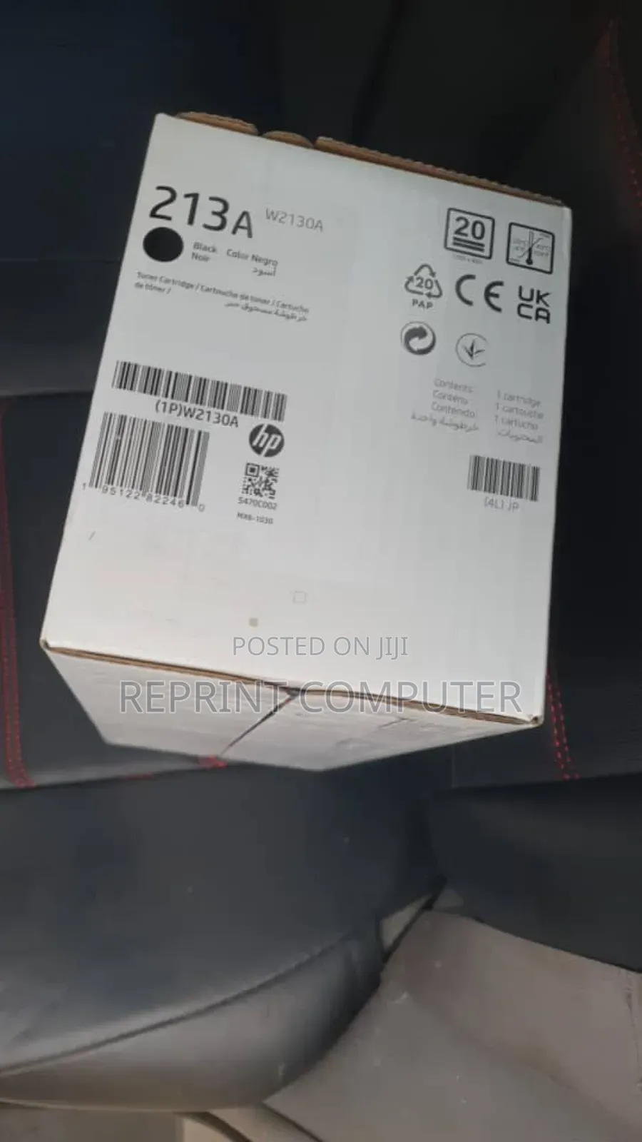 Hp 213a Black Original Laserjet Toner Cartridge (W2130a)