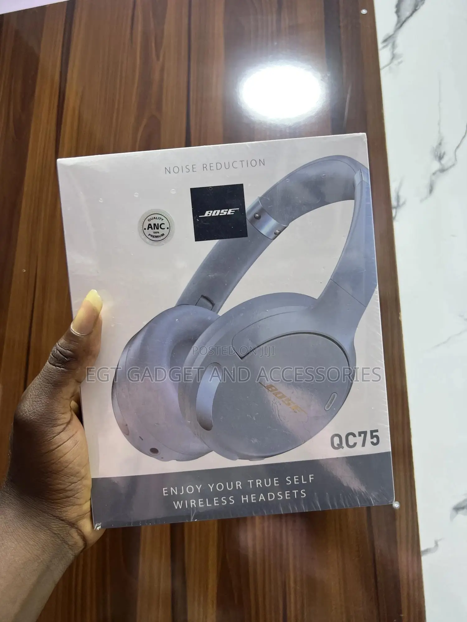 The Bose Qc75 Wireless Noise Cancelling Headphones.