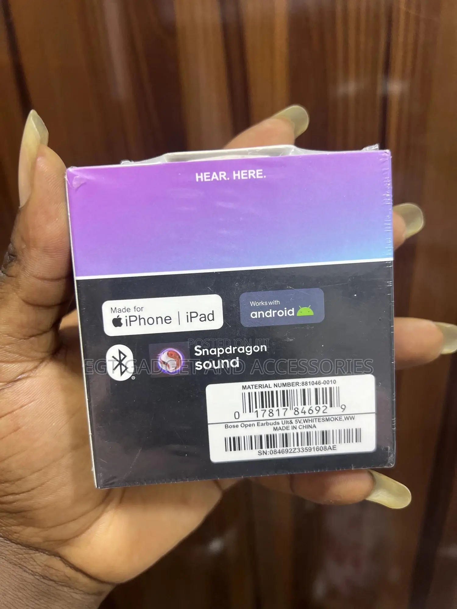 A Box for Bose Ultra Open Earbuds.