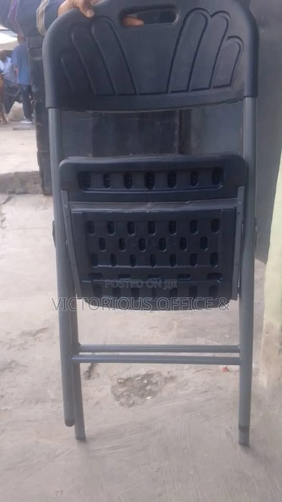 Plastic Folding Heavy Duty Metal Frame Chair