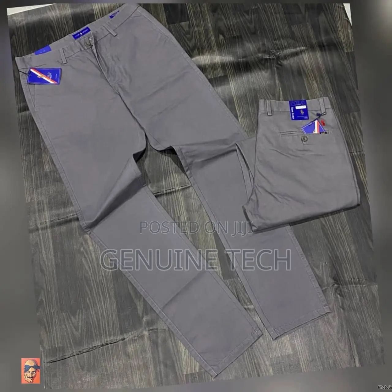 *High Quality Straight-plain Polo Ralph Chinos Trousers