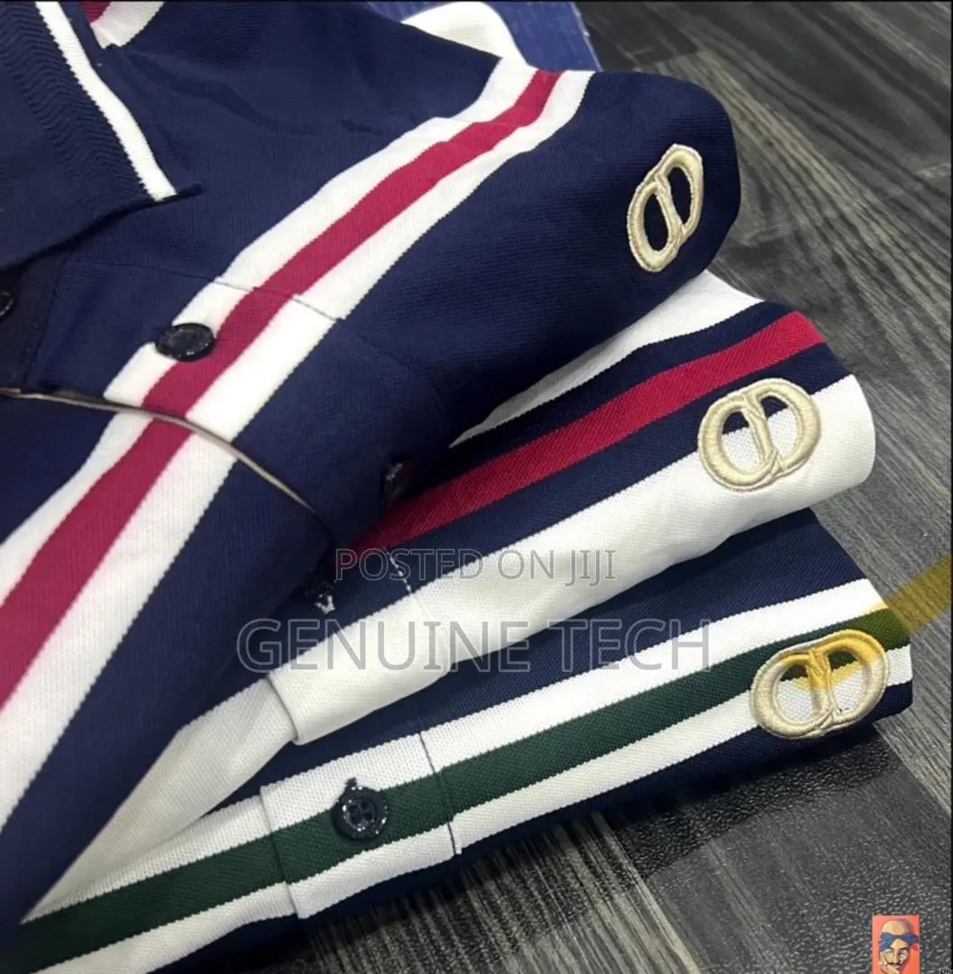 *High Quality 100% Cotton Christian Dior Polos