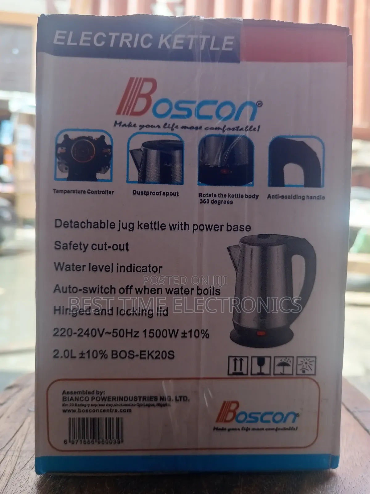 Original Boscon 2litre Electric Jug
