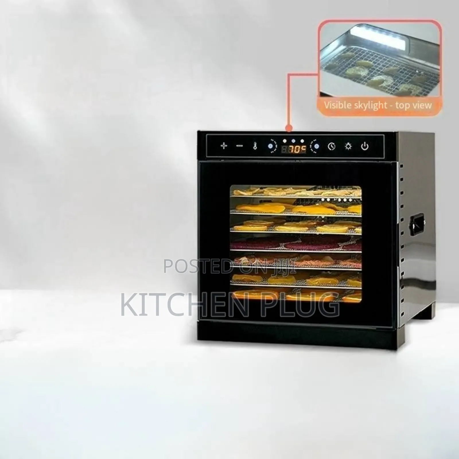 8 Layers Stainless Steel Fruit Dryer [ Dehydrator 』