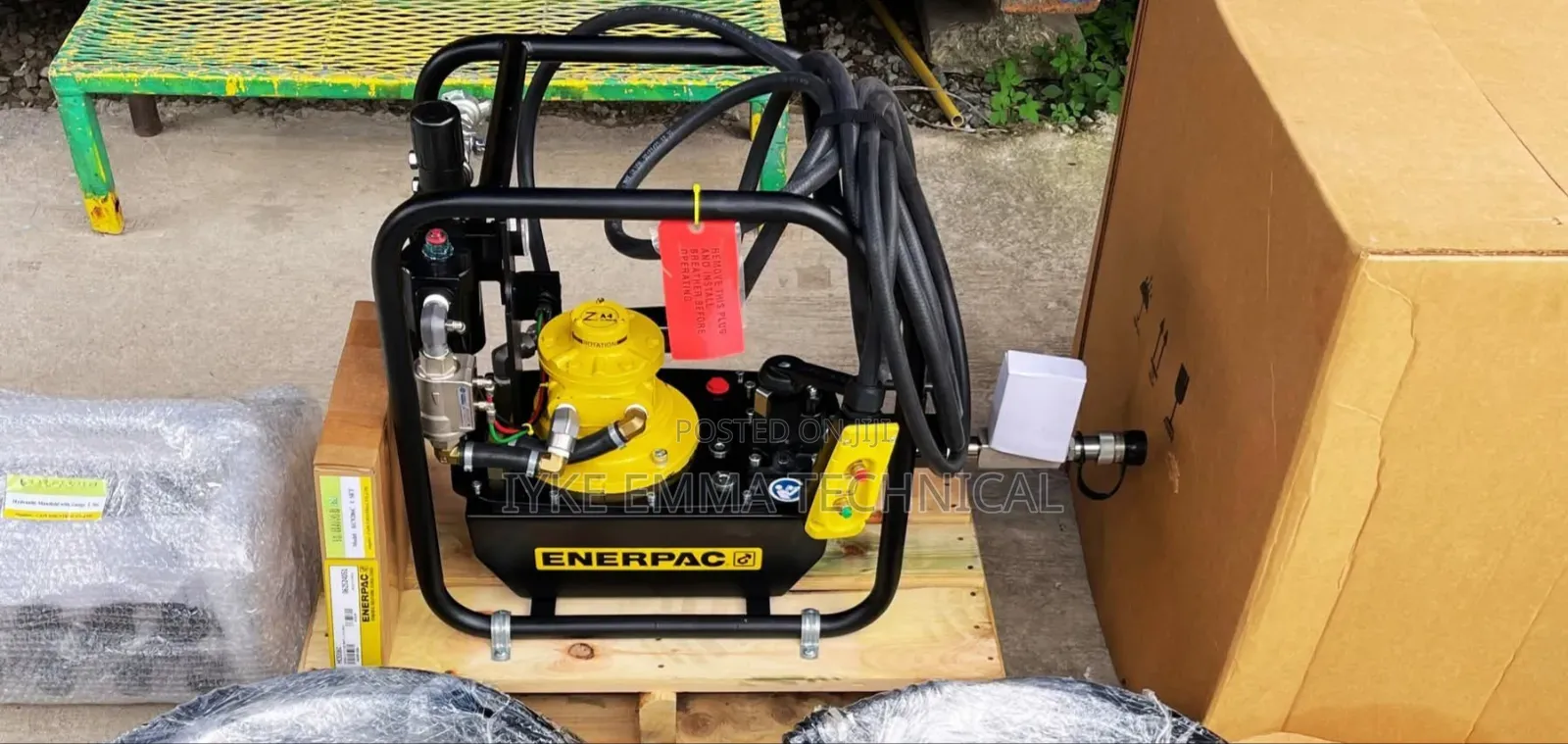 Enerpac Air Over Hydraulic Torque Wrench Pump and Accessories