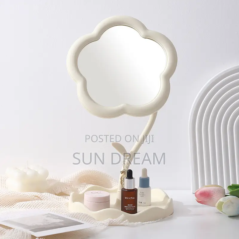 Flower Mirror Make Up Mirror Table Mirrors Decoration Girl Gift